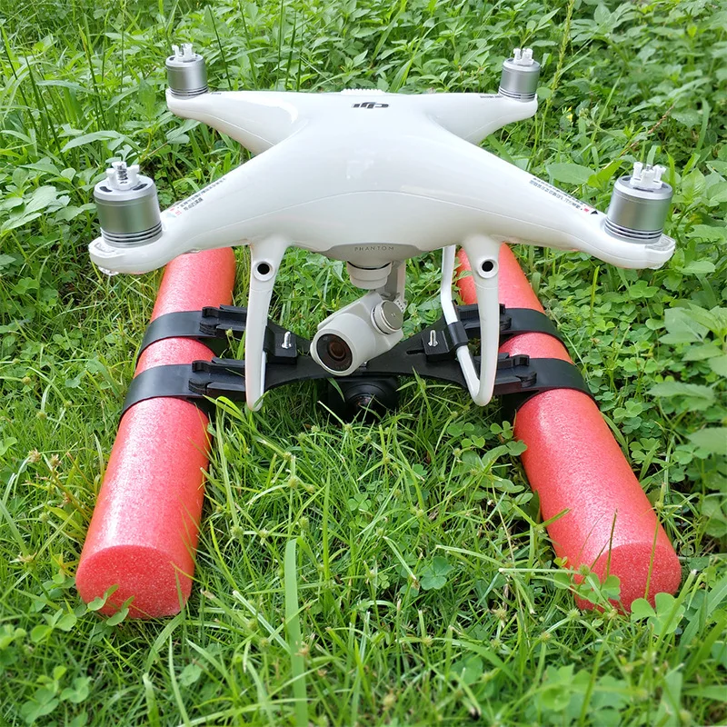 DJI Phantom Extended Landing Gear Skid Training Kit with Floating Bobber for 3 4 Drone on Water Parts | Игрушки и хобби