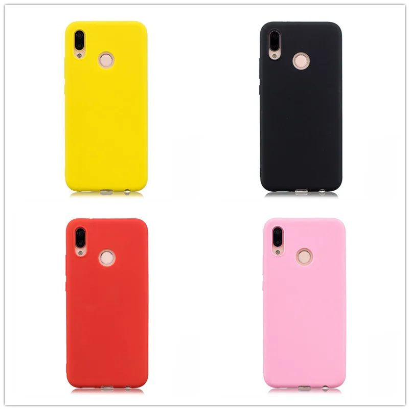 Конфеты для Funda huawei P20 удобный телефонный Футляр силиконовый задняя крышка Капа