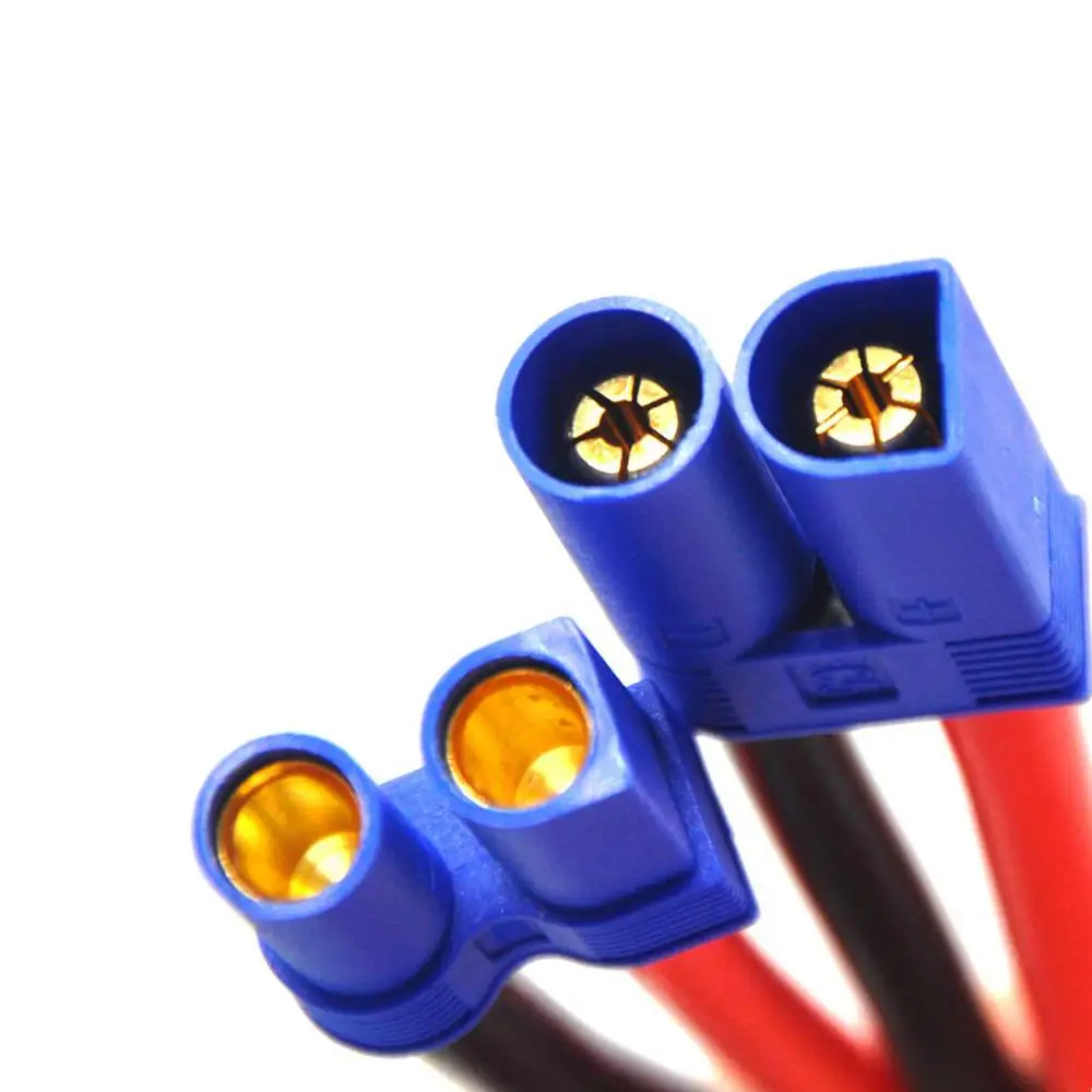EC5 Мужской Женский Соединительный пигтейльный кабель 10 см 12 # 12AWG силиконовый