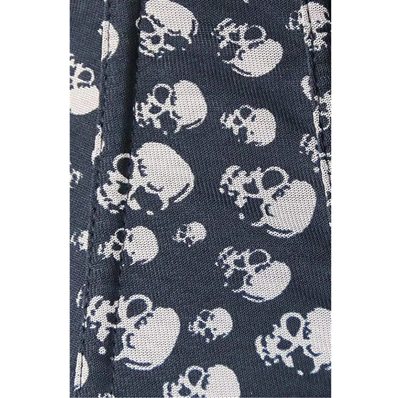 Women Print Halloween Costume Waist Slimming Overbust Corset Skull Sexy Club Bodysuits For Bustier Crop Top | Женская одежда