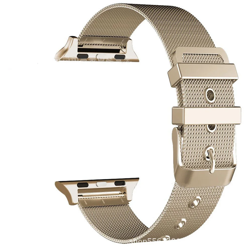Нержавеющая сталь сетки Ремешки для наручных часов Apple Watch 1/2/3/4/5 38-40/42-44 мм ремешок для часов с разъемом для наручных часов Iwatch, ремешок Аксессуары для часов