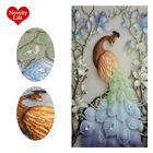 Алмазная вышивка особой формы, животное, павлин, 5D, алмазная живопись, вышивка крестиком, полная Алмазная мозаика, украшение, рождественский подарок