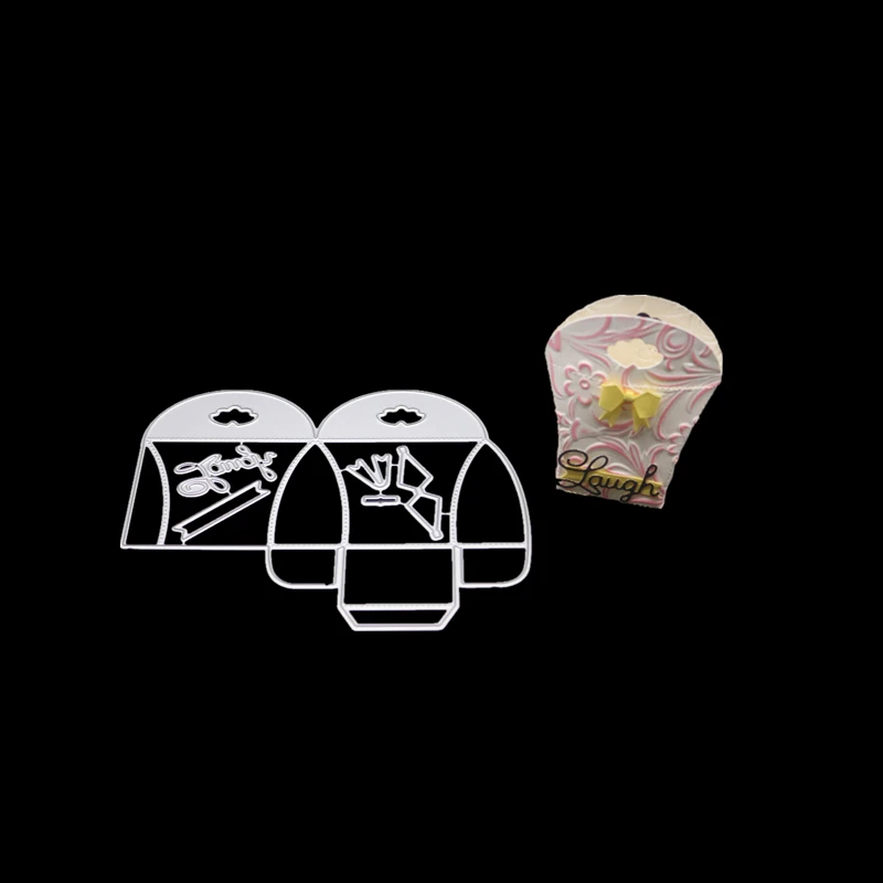 New arrival Metal Steel Cutting Dies Latest 3D Handbag gift box Stencil For DIY Scrapbooking Paper/photo Cards Embossing | Дом и сад