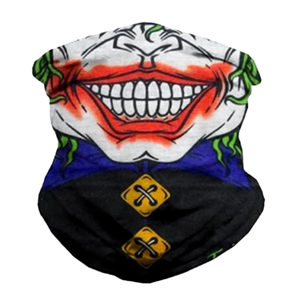 Бандана с черепом для велосипедного шлема шейный шарф маска лица УФ-защита