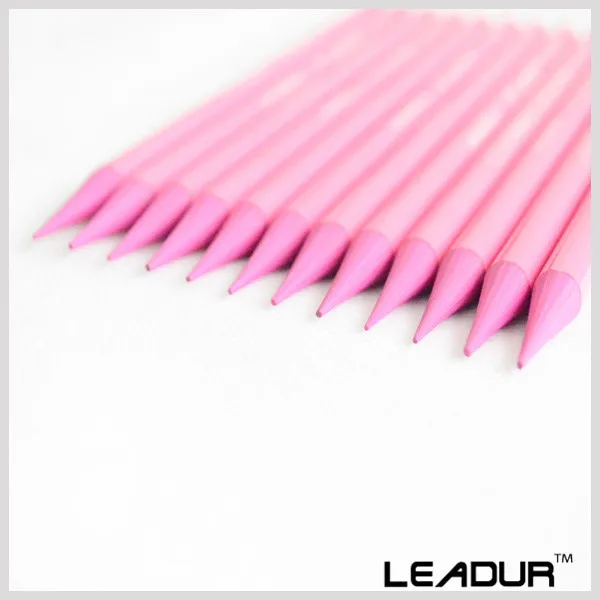 12 шт./компл. Карандашный Рисунок Цвет Розовый Безлесная Карандаш для Детей