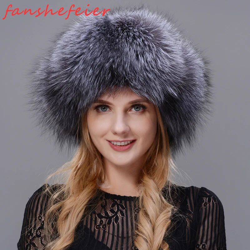 Женская меховая шапка защищает уши шапки зимняя Лыжная теплая кожаная кепка из натурального Лисьего меха енот меховая шапка весь мех