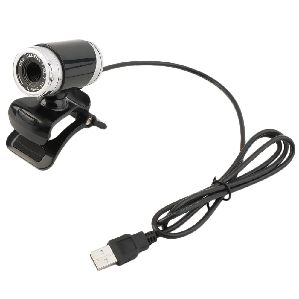 USB HD веб камера с регулируемым фокусным расстоянием для компьютера ПК ноутбука