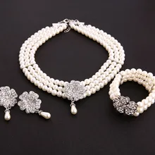 Audrey Hepburn – petit déjeuner à tiffany années 1950, ensemble d'accessoires de bijoux de Costume, collier de perles, boucle d'oreille, Bracelet, accessoire de costume pour femme