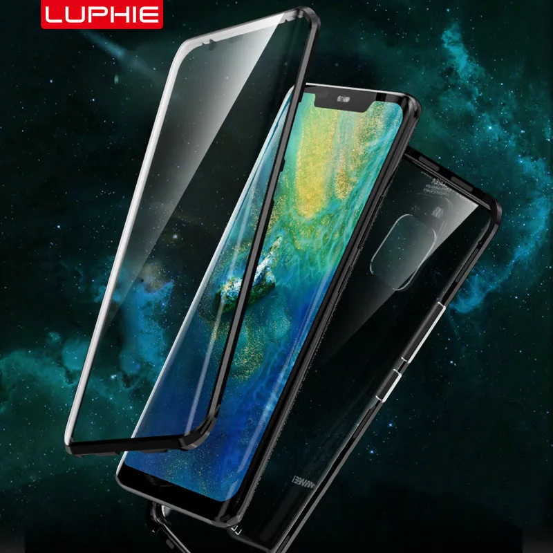 Luxury 360 Case Full Cover for Huawei Mate 20 Pro Front Back Glass Magnetic For protector | Мобильные телефоны и