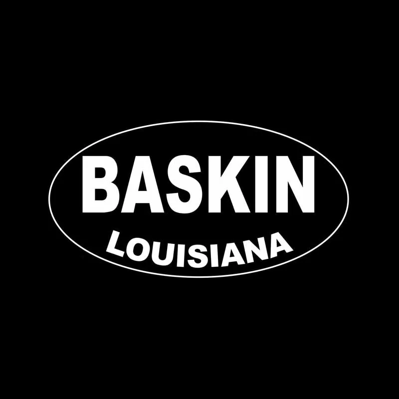 YJZT 14 8 см * 7 овальная Автомобильная наклейка BASKIN LOUISIANA виниловая