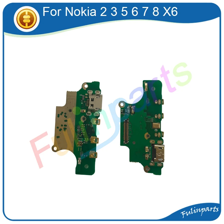 Для Nokia 2 3 5 6 7 8X6 USB зарядное устройство Порт док станция разъем плата гибкий кабель