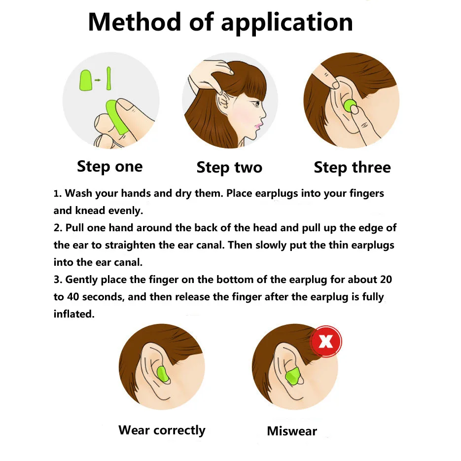 Antscope Ear Protector Earplug Reduce Sleep Snoring Noise Soft Slow rebound Foaming Sponge Protective For Women Men Baby | Безопасность