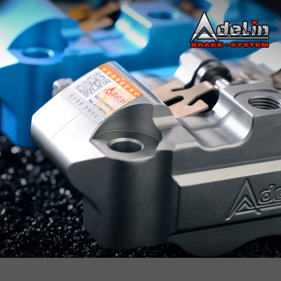 Adelin CNC ADL-4 мотоцикл 25 мм x 4 поршневой тормозной суппорт насос 82 мм крепление для BWS Yamaha скутер изменить