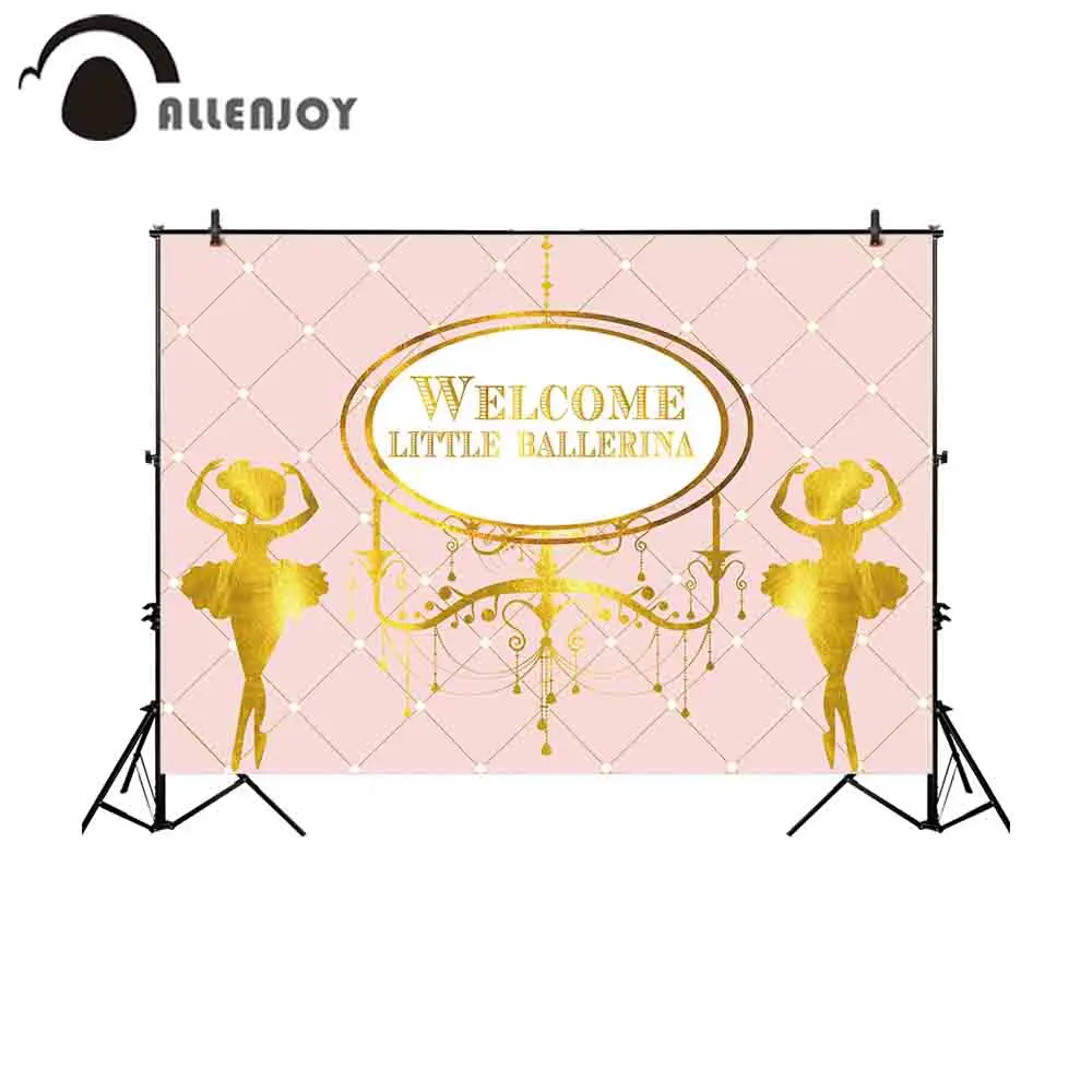 Фон для фотосъемки Allenjoy розовый ромб роскошный Добро пожаловать маленькая