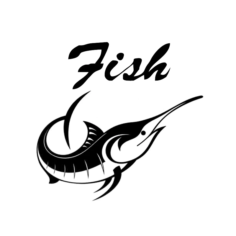 

35cm Fish Animal Decor Car Sticker Motorcycle Vinyl Decal