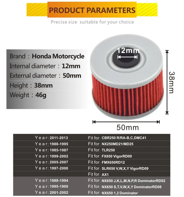 Мотоциклетный масляный фильтр для Honda AX1 CBR250 NX250 TLR250 FX650 Vigor FMX650 SLR650 NX650 AX 1 CBR NX TLR 250 FX FMX SLR 650