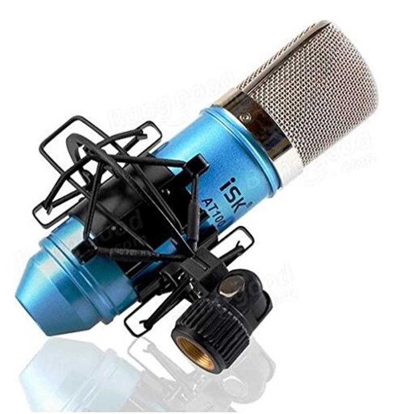 

Original ISK AT100 Dynamic Condenser Wired Recording Avoid Power Microphone Sound Studio with Shock Mount Mic