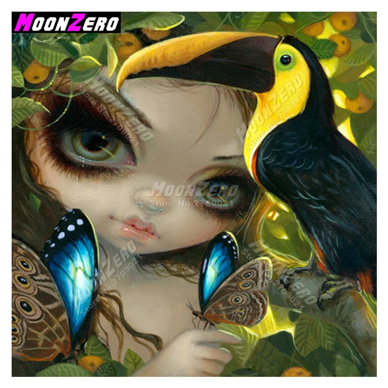 Moonzero картины из бриллиантовой вышивки 6 стиль красивый куб цветок вышитые Стразы