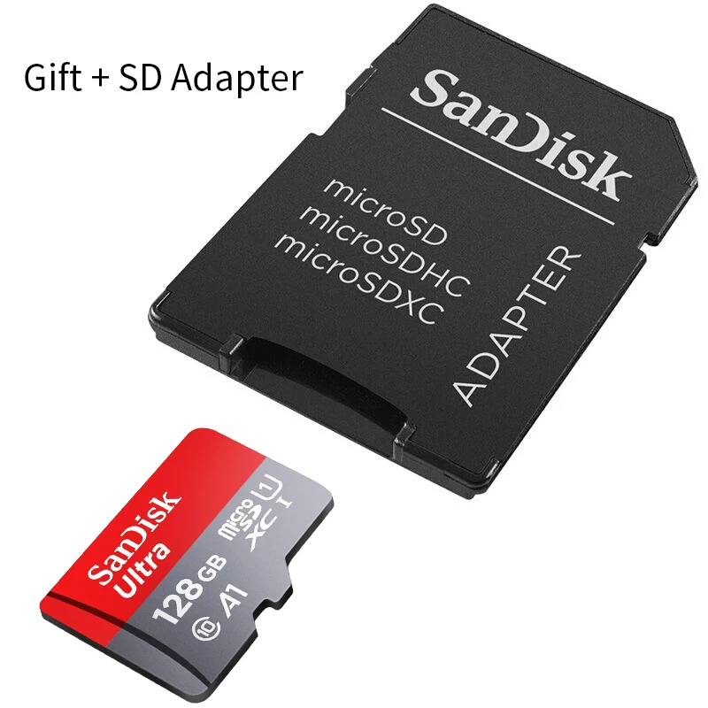 Карта памяти SanDisk Ultra 128 ГБ TF-карта 100 МБ/с./с microSDHC/micro SDXC | Компьютеры и офис