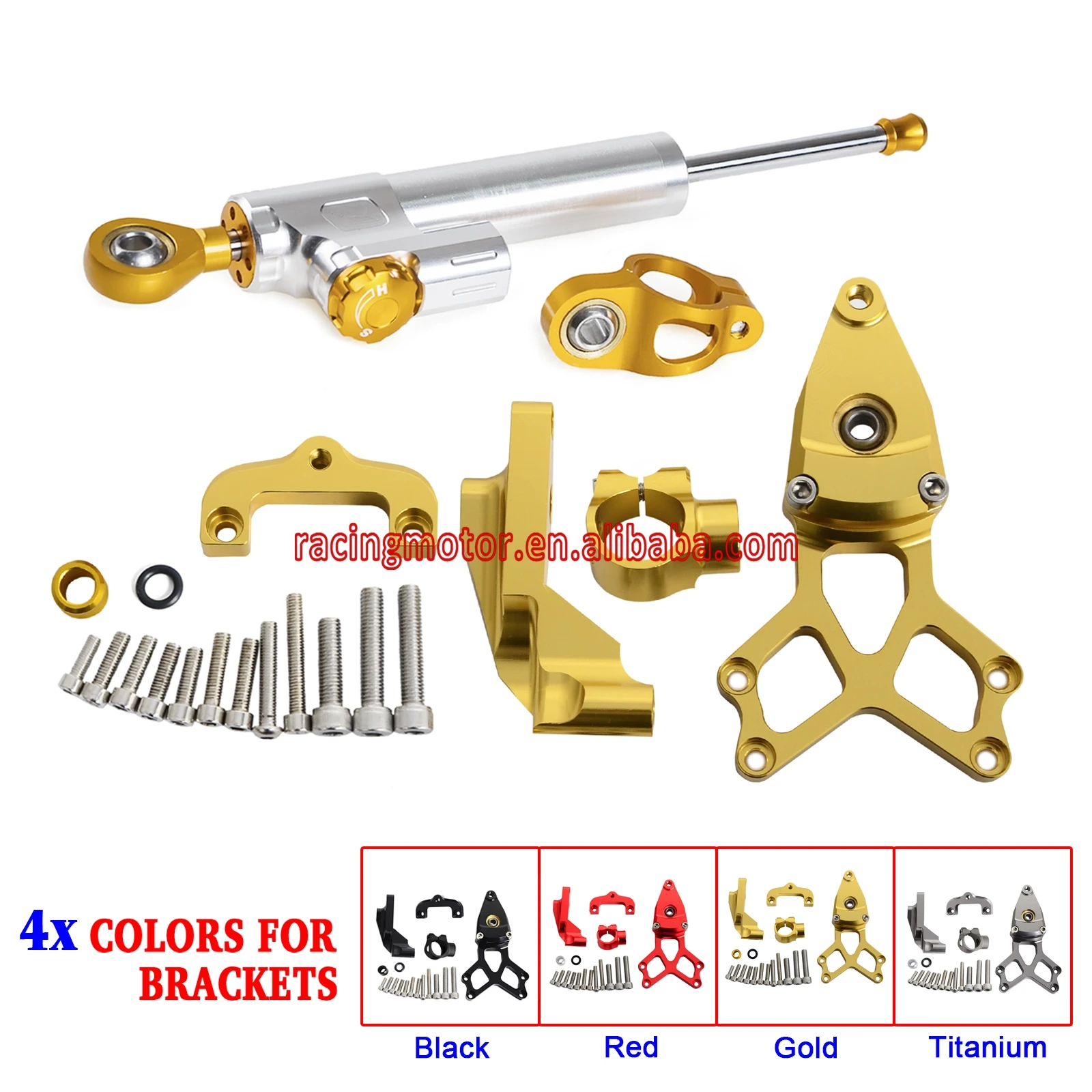 Демпфер рулевого механизма и монтажный комплект кронштейна для Honda CBR1000RR ABS SP 2008