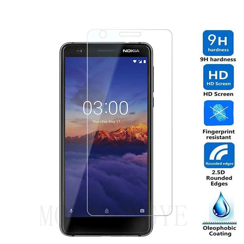 Закаленное стекло для Nokia 3 1 Защитная пленка экрана 2018 TA-1063 TA-1057 стеклянная 2.5D 9H |