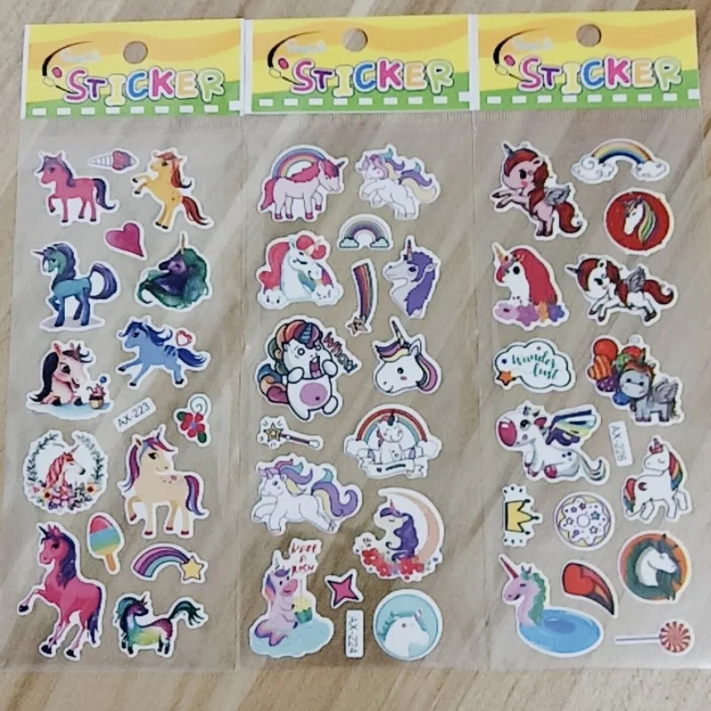 30 листов/партия наклейки с единорогом и лошадкой | Дом сад