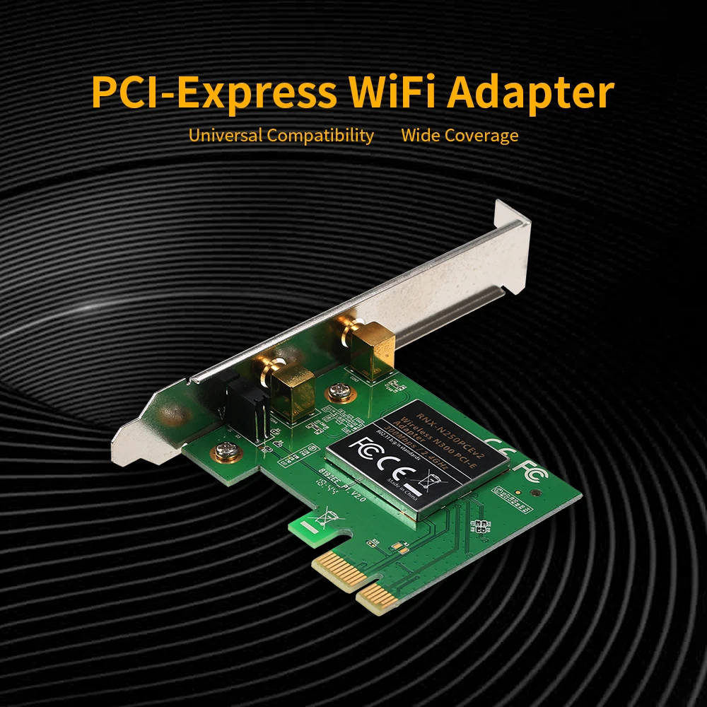 PCI Express WiFi адаптер беспроводной 300 Мбит/с 2 4G Wifi сети PCIe карты Wi Fi адаптеры|Сетевые