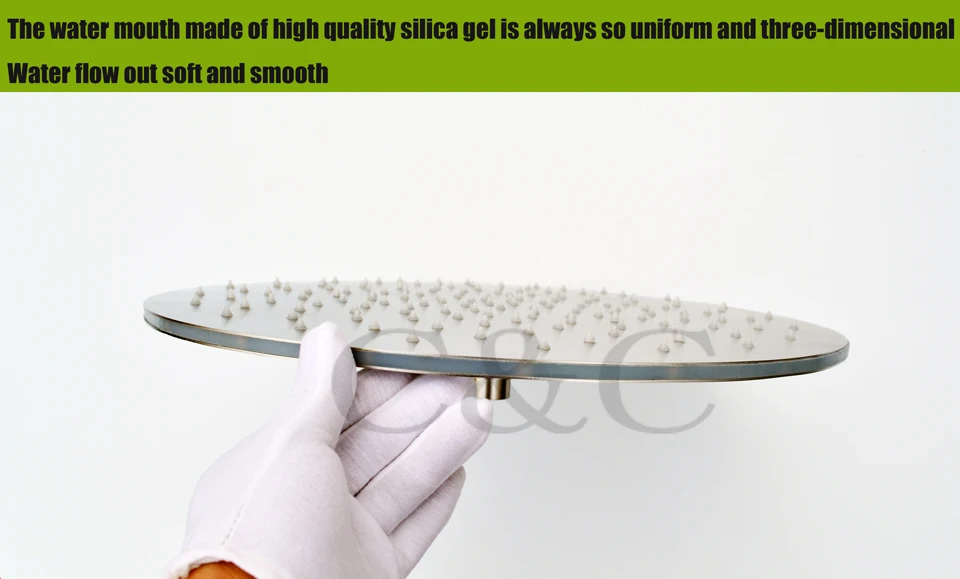 Термостатический смеситель для душа ванной комнаты 20 дюймов светодиодный цвета |