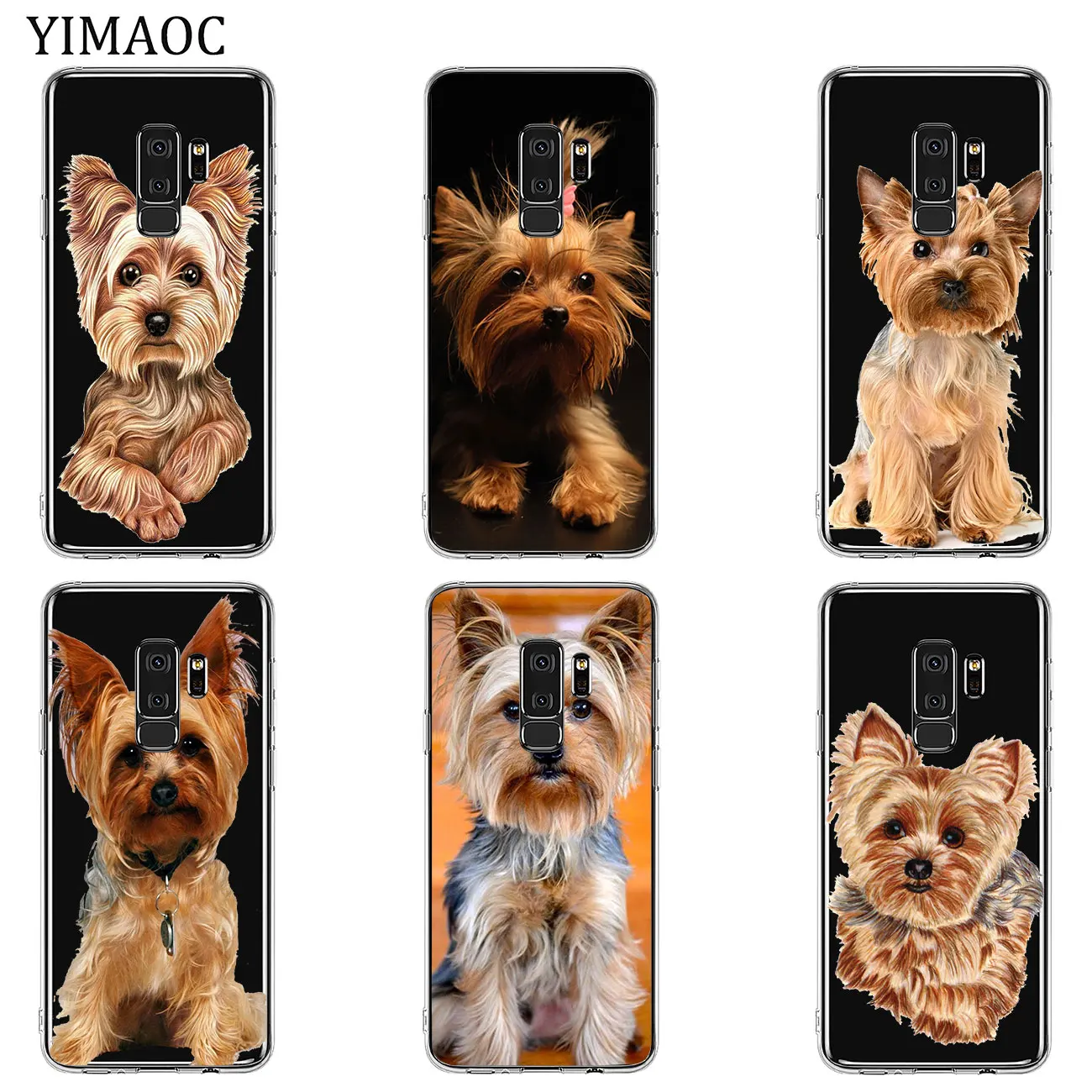 Мягкий силиконовый чехол для телефона YIMAOC йоркширский терьер собака щенок Samsung