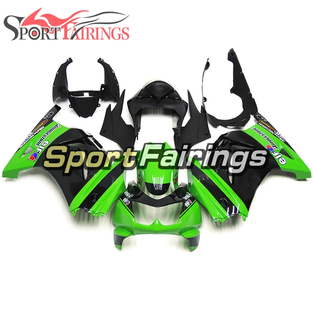 Мотоциклетные полные Обтекатели для Kawasaki Ninja 250 08 09 10 11 12 EX250R EX 250R 2008 2012 черный