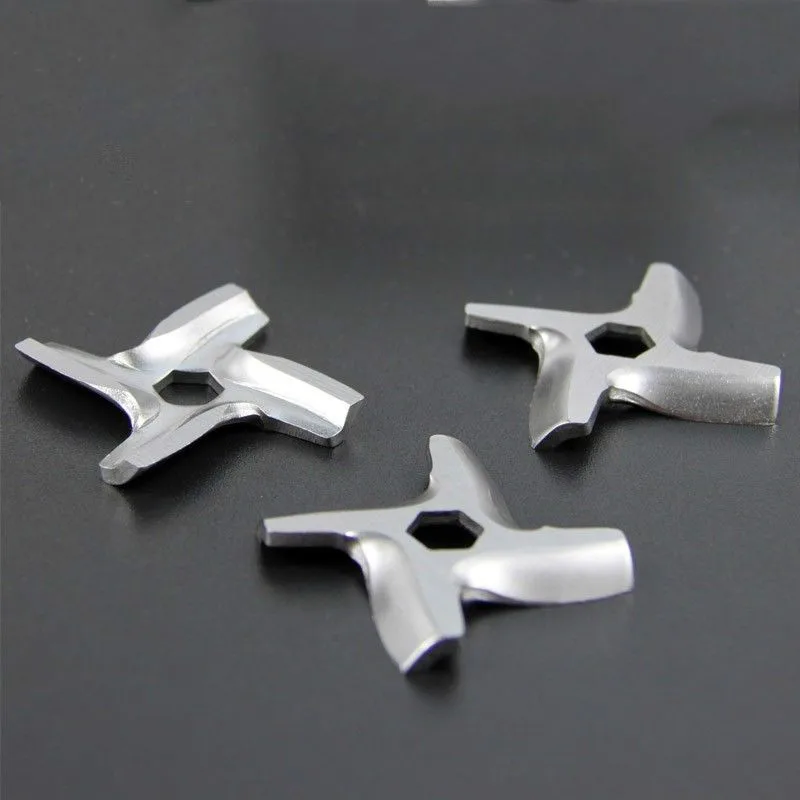 3 шт. Новый Нержавеющая сталь шестигранной лезвие Мясорубка Ножи MS-0926063 HV2 HV3 HV4 HV6