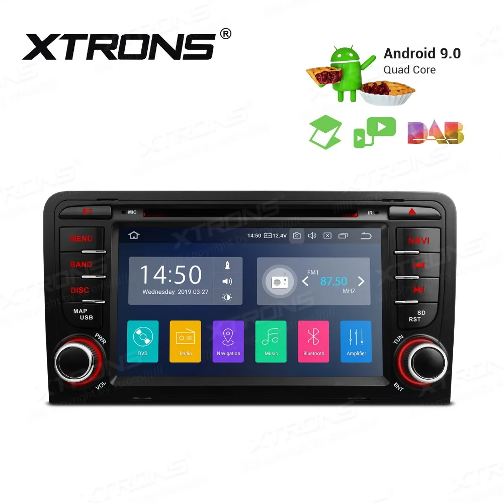 XTRONS Android 9 0 GPS Радио автомобильный DVD-плеер для Audi A3 2003 2004 2005 2006 2007 2008 2009 2010 2011 2012 S3 RS3 |