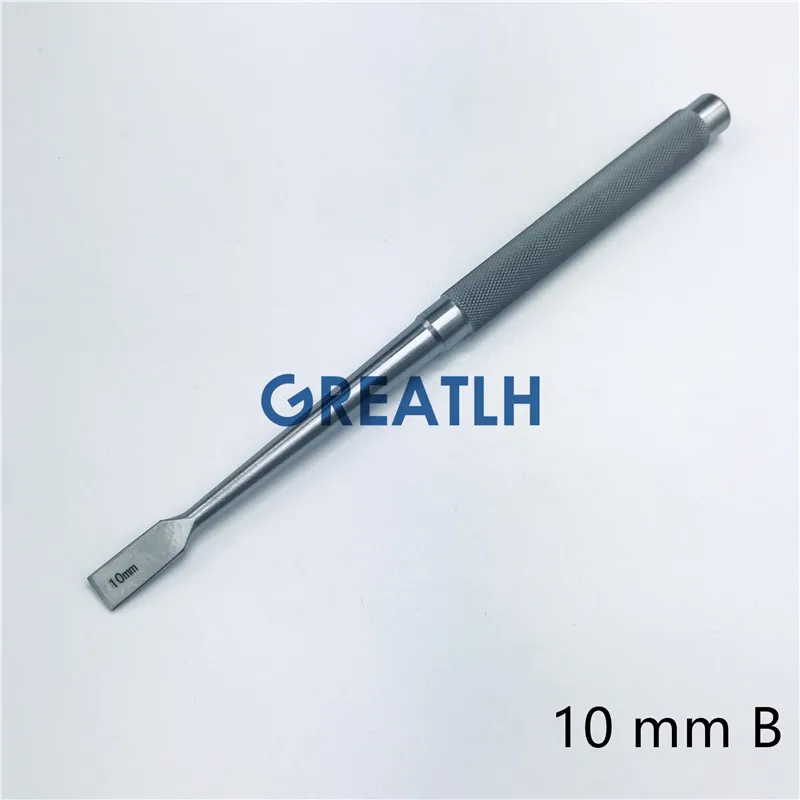 1pcs 10mm B Высокое качество костный остеотомы, осевой нож ветеринарные ортопедические инструменты - Цвет: 1pcs 10mm B