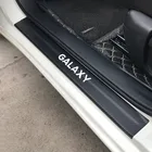 Виниловая наклейка из углеродного волокна, защитная Накладка на порог автомобиля для Ford Galaxy, автомобильные аксессуары