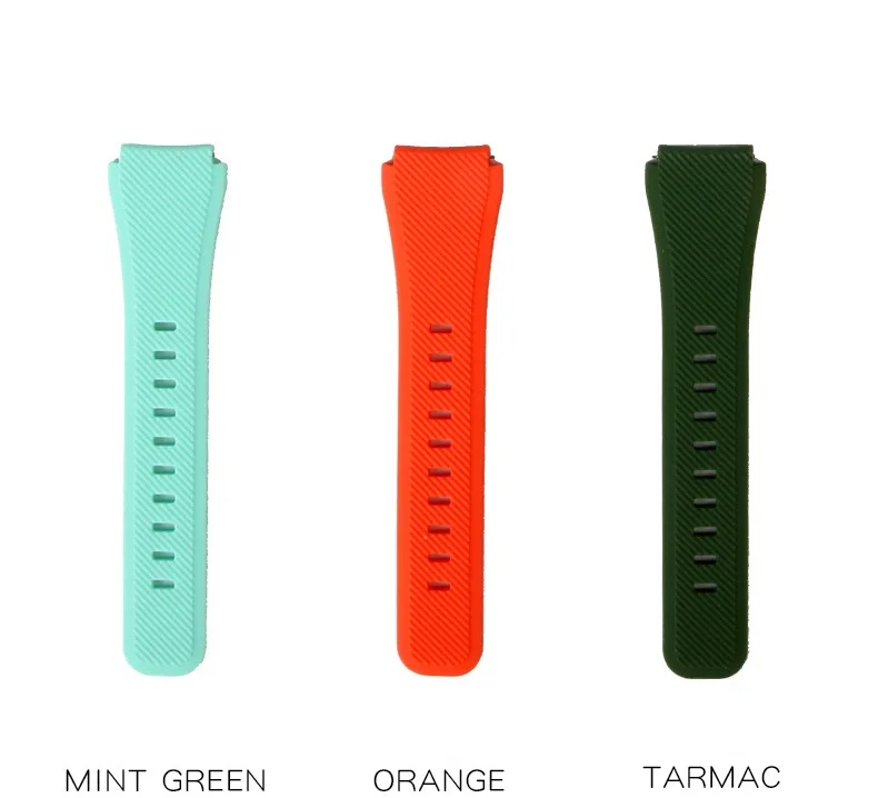 Многоцветный силиконовый ремешок для часов с тонкой рамкой корпуса для Huami Amazfit Pace Замена браслета Полные Защитные чехлы