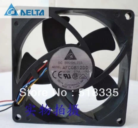 Высокоскоростной охлаждающий вентилятор delta AFC0812DD 8 см 80 мм 80*80*20 8020 12 В 0 75a 4P |