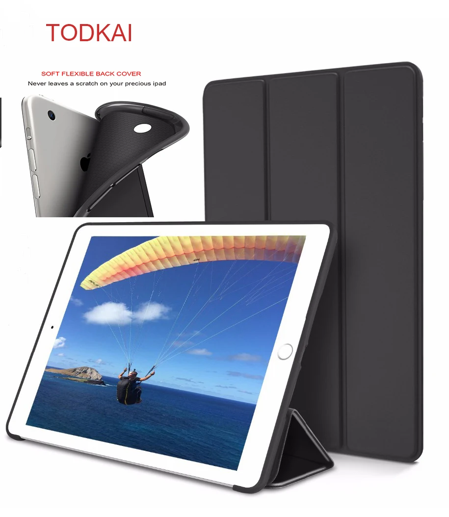Силиконовый чехол для iPad 9 7 2018/2017 Магнитный ipad air 1 2 умный мягкий из ТПУ откидная