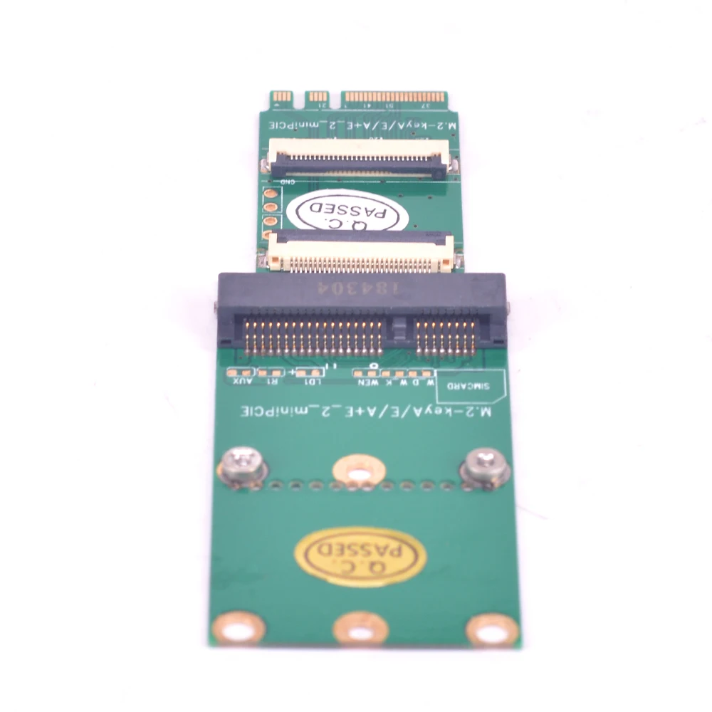 M.2 к мини pcie беспроводная сетевая карта FPC расширение адаптера E ключ NGFF к mini pci-e слот wifi Bluetooth стояк с кабелем LAN