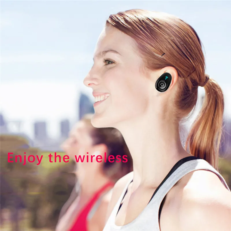 Hands-free Mini вакуумные наушники невидимая перезаряжаемая Bluetooth стерео гарнитура |