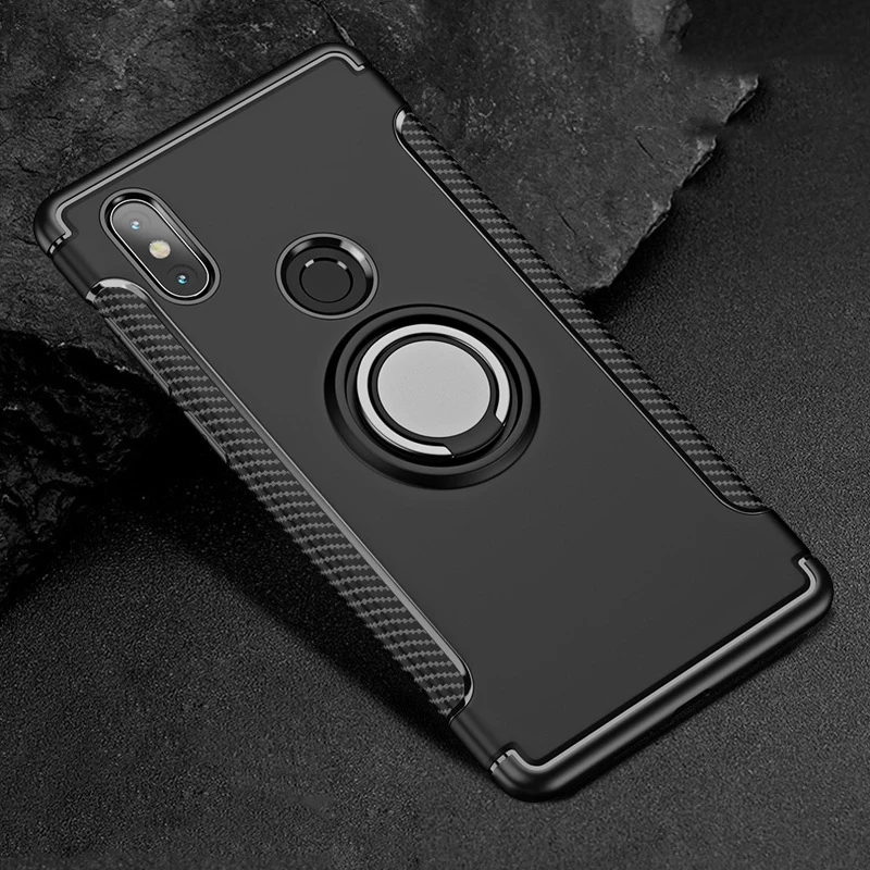 Чехол для Xiaomi mi x 3 для Red mi Note 7 6 Pro 6A Armor для Xiao mi Pocophone F1 mi 9 SE 8 Lite A2 MAX магнитный автомобильный чехол-держатель