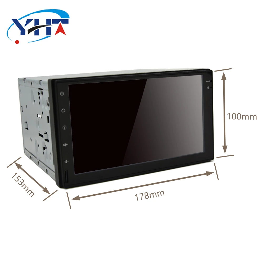 2din 7 дюймовый четырехъядерный 1 + 16G Android 8 универсальный автомобильный DVD плеер для