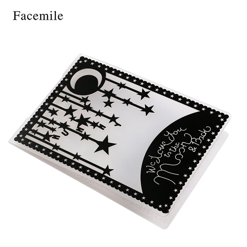 Facemile 1 шт. пластиковая папка для тиснения подарков скрапбукинга фотоальбом