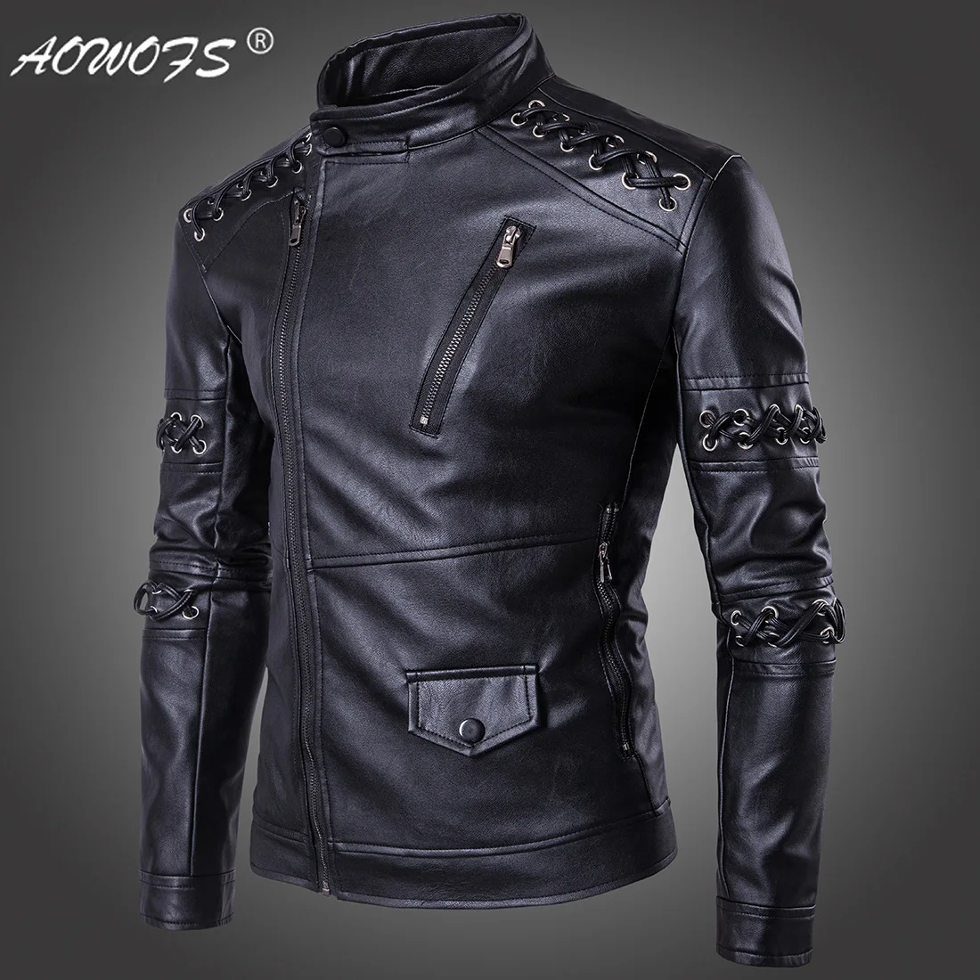 Мужской кожаный ошейник с плетеным плетением модный Европейский код 2019 | Мужская