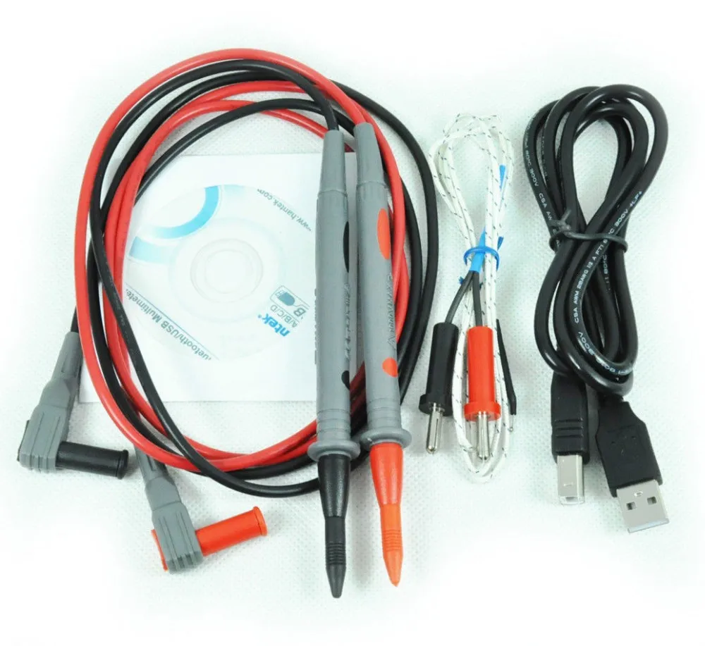 Цифровой мультиметр Hantek 365B USB измеритель емкости и сопротивления тока