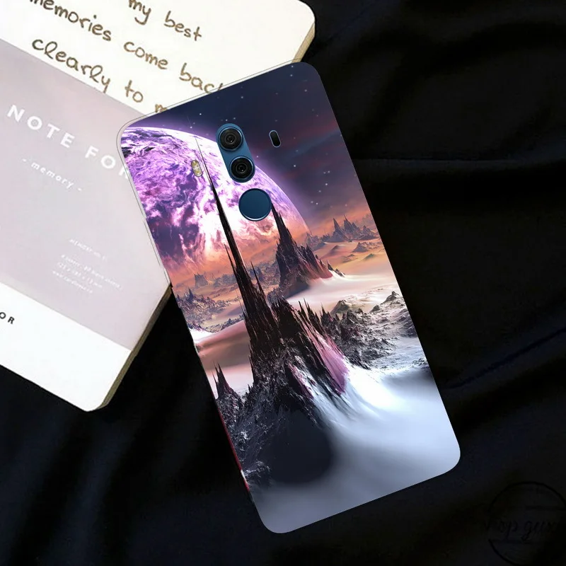 Чехол для телефона Huawei Mate 10 Pro мягкая задняя крышка с рисунком звездного неба