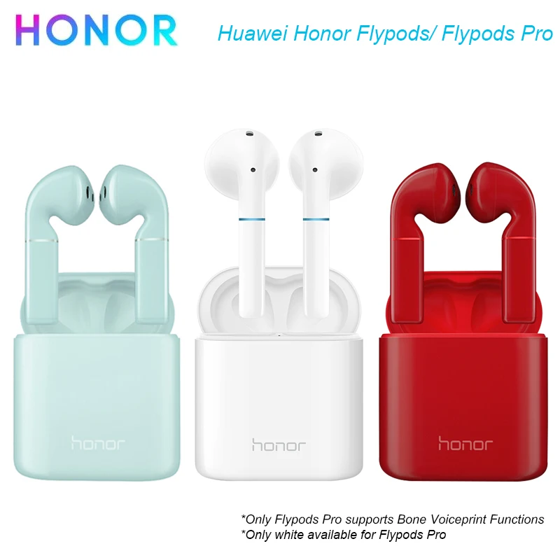 

Honor Flypods Flypods Pro TWS Bluetooth Earphone with Dustproof Waterproof Headsets for Huawei/Honor Bone Voiceprint Payment