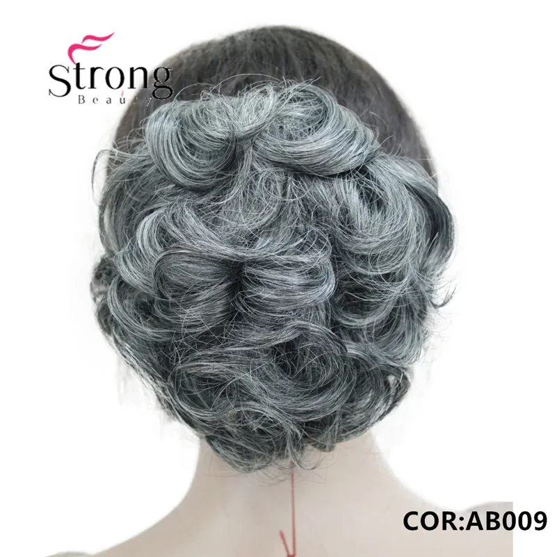StrongBeauty, короткий конский хвост, накладные волосы, синтетические волосы, волнистые, на заколках, накладные волосы, цвет на выбор