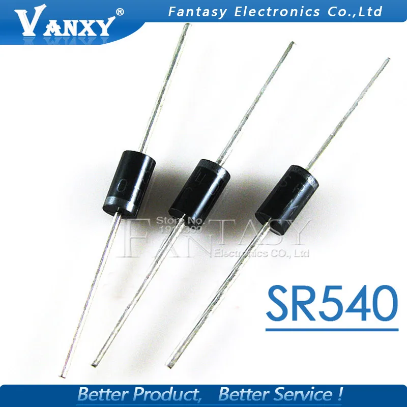 20 шт. Диод Шоттки SR540 40 в 5A DO 15|schottky diode|5a diodesschottky diode 5a |