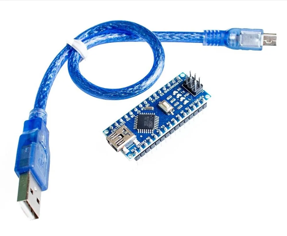 ATmega328P Nano V3.0 Controller Board Compatible for Arduino Improved Version / USB to TTL /cable 30CM | Электроника