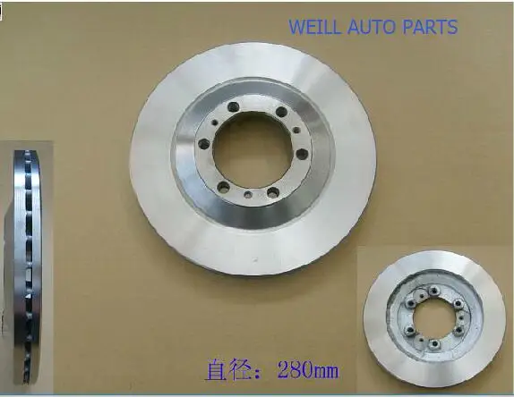 WEILL 3103102 K00 передний тормозной диск для GREAT WALL HAVALWINGLE 4WD|Диски роторы и оборудование|